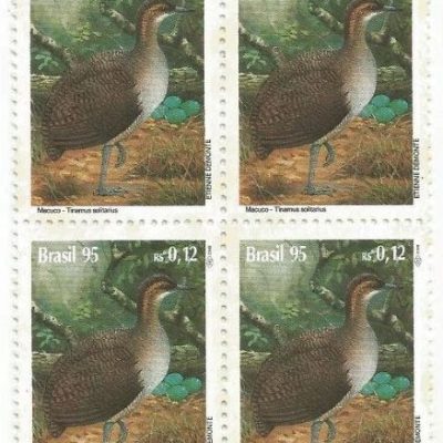 QC1943MINT - PRESERVAÇÃO DA FAUNA MACUCO E MUTUM - 1995 - MINT
