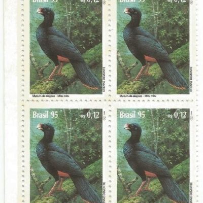 QC1944MINT - PRESERVAÇÃO DA FAUNA MACUCO E MUTUM - 1995 - MINT
