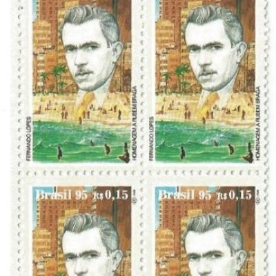 QC1974MINT - LITERATURA - HOMENAGEM A RUBEM BRAGA - 1995 - MINT