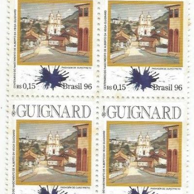QC1989MINT - CENTENÁRIO DO NASCIMENTO DE ALBERTO DA VEIGA GUIGNARD - 1996 - MINT