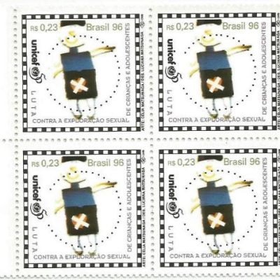 QC1990MINT - 50 ANOS DO FUNDO DAS NAÇÕES UNIDAS PARA A INFÂNCIA - UNICEF - 1996 - MINT