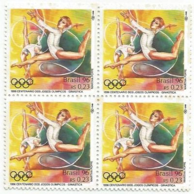 QC1997MINT - CENTENÁRIO DA 1ª OLIMPÍADA DA ERA MODERNA, ATENAS, 1896 E XXVI OLIMPÍADA, ATLANTA, 1996 - 1996 - MINT