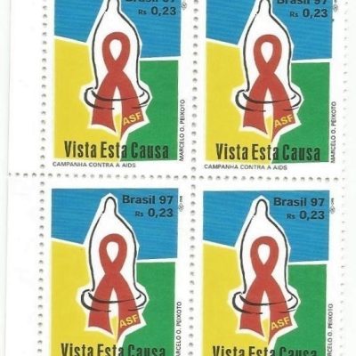 QC2028MINT - CAMPANHA CONTRA A AIDS - 1997 - MINT