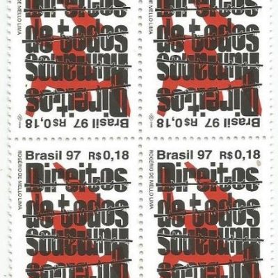 QC2034MINT - DIREITOS HUMANOS DIREITO DE TODOS - 1997 - MINT