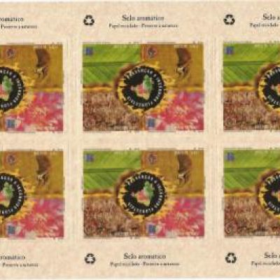 SCF2203 - Selo aromático - Papel Reciclado - Preserve a Natureza - 1999 - MINT
