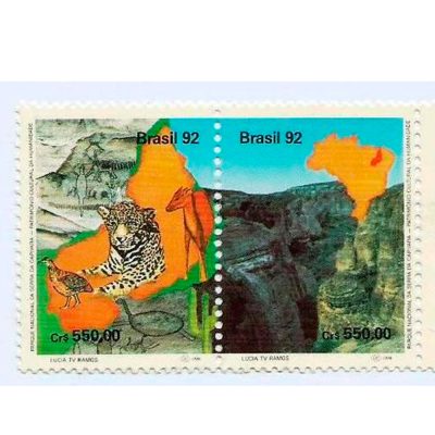 STC1811 - Parque Nacional da Serra da Capivara, Patrimônio Cultural da Humanidade - 1992
