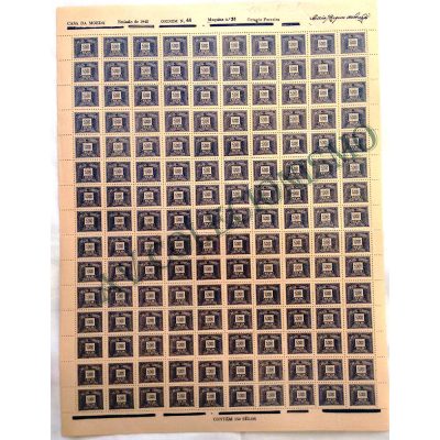 STXF89 - 5.000 réis Cifra, azul - 1942