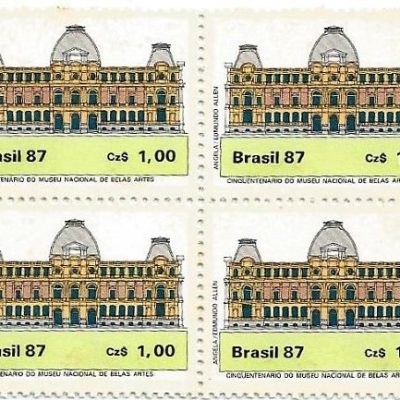QC1542MINT - 50 ANOS DO MUSEU NACIONAL DE BELAS ARTES/RJ - 1987 - MINT