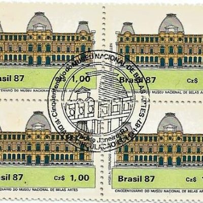 QC1542CBC - 50 ANOS DO MUSEU NACIONAL DE BELAS ARTES/RJ - 1987 - CBC
