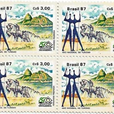 QC1556MINT - ANO NACIONAL DO TURISMO - 1987 - MINT